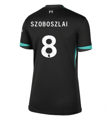 Liverpool Dominik Szoboszlai #8 Segunda Equipación Mujer 2024-25 Manga Corta